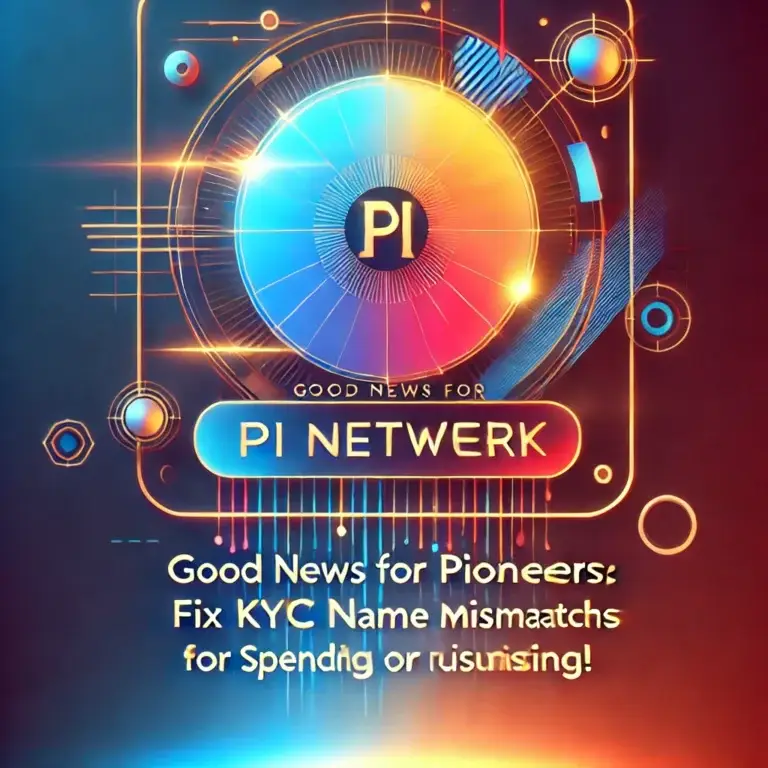 Good News for Pioneers: Fix PI KYC Name Mismatches by Spending Pi or Resubmitting!